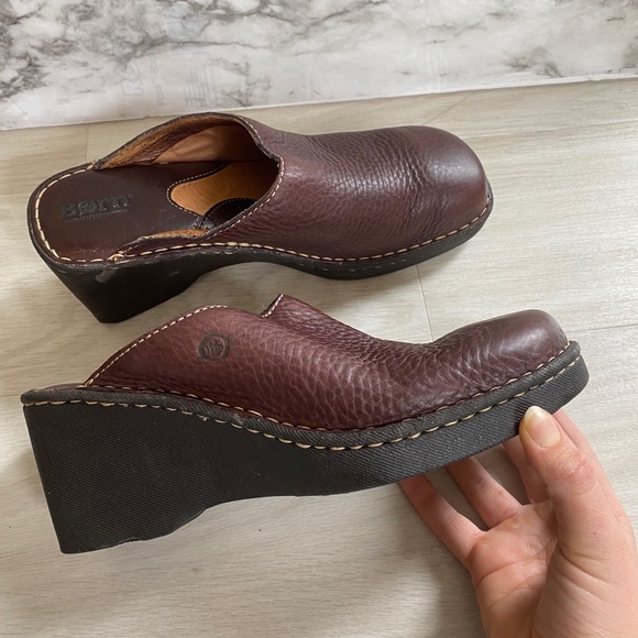 boc leather clogs